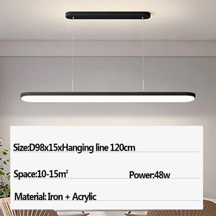 plafonnier moderne à leds pour éclairage intérieur suspendu