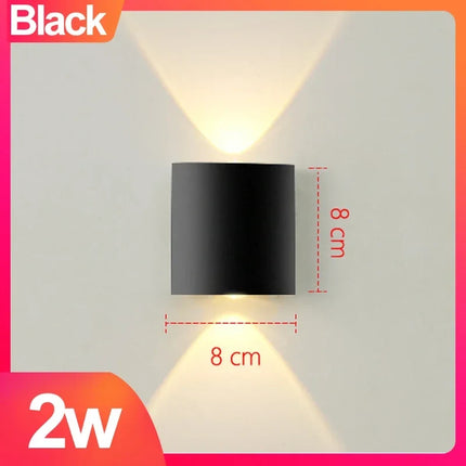 Applique murale LED étanche aluminium éclairage haut et bas extérieur — LZ4X9P2