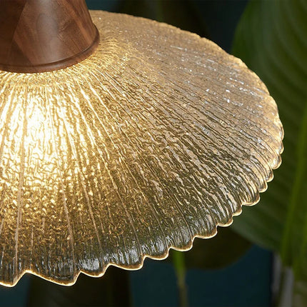 lustre suspension en laiton et verre pour décoration intérieure