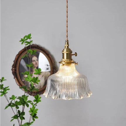 Lustre en verre style nordique pour décoration intérieure moderne — LZ4X7P