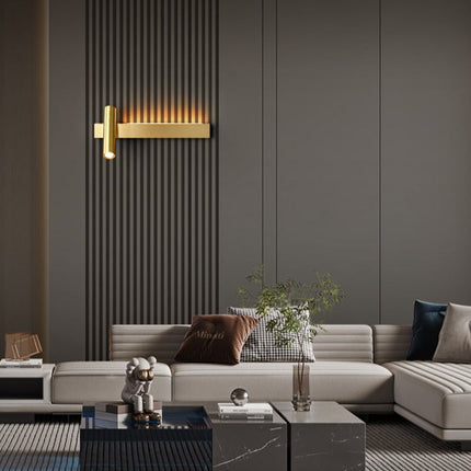 Applique murale LED minimaliste avec spot Irvinne — LZ4X9Q