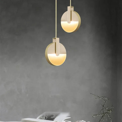 Lustre rotatif créatif au design italien nordique zen — LZ4X9P