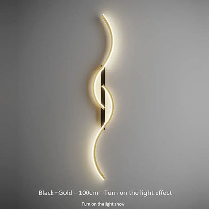 Applique murale LED moderne pour décoration et éclairage intérieur élégant — LZ4X9P2