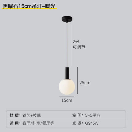 Lampe de chevet suspendue pour décoration intérieure simple — LZ4X9T