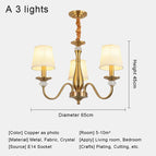 A 3 lumières / Lumière chaude / CHINE