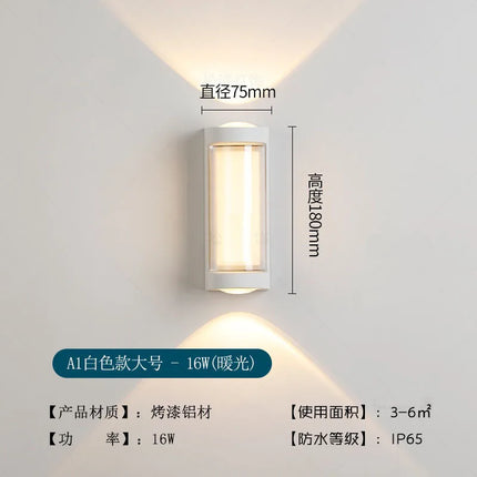 Applique murale LED étanche pour extérieur, jardin et couloir — LZ4X9M2