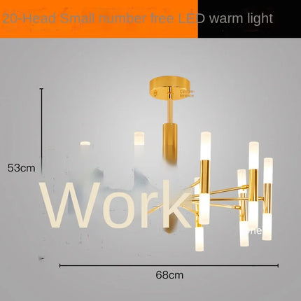 Lustre suspension design art déco moderne pour intérieur lumineux — LZ4X9P2