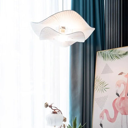 Lustre LED tissu design nordique pour salon et salle à manger — LZ4X7Q9
