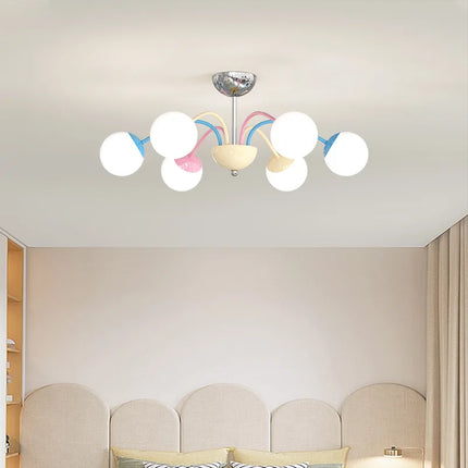 Lustre suspension moderne à bulles colorées pour intérieur — LZ4X9T1