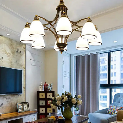 Lustre rétro américain style campagnard pour suspension — LZ4X7Q9