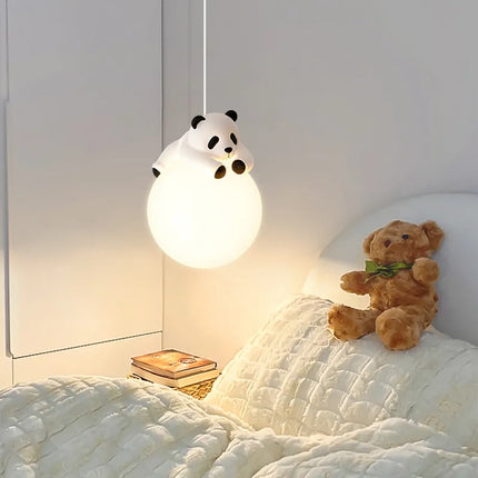 Suspension enfant en résine motif panda pour chambre bébé crèche — LZ4X9Q