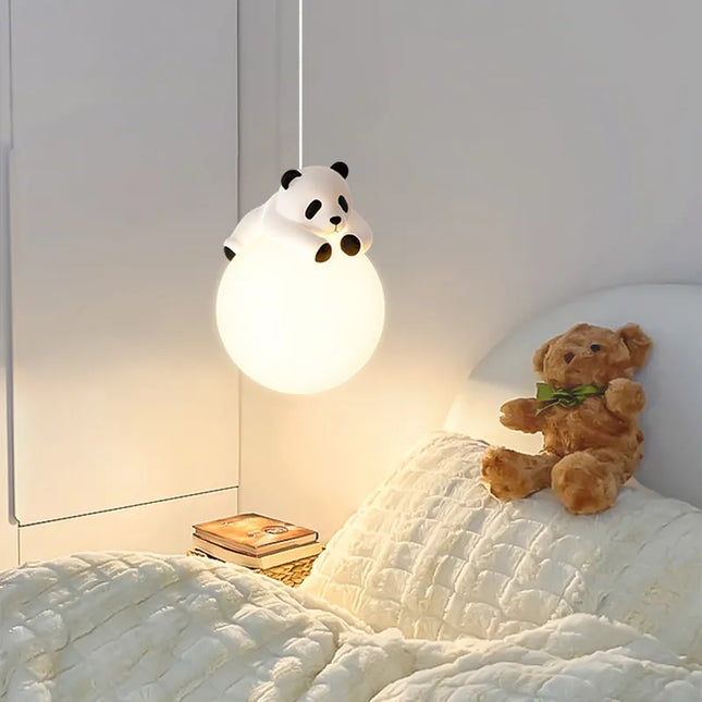 Suspension enfant en résine motif panda pour chambre bébé crèche — LZ4X9Q