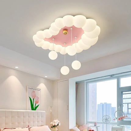 Plafonnier moderne en forme de nuage pour chambre d’enfant et salon — LZ4X9T