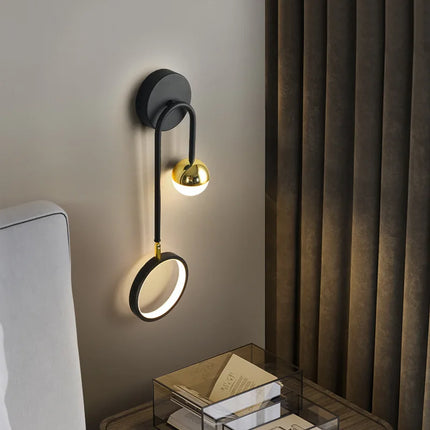 Applique murale LED rotative au design nordique luxueux — LZ4X9T2
