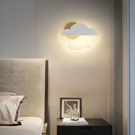 Applique murale LED en acrylique forme nuage pour ambiance lumineuse — LZ4P9XQ