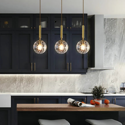 Lustre en verre moderne pour décoration intérieure élégante — LZ4X9M