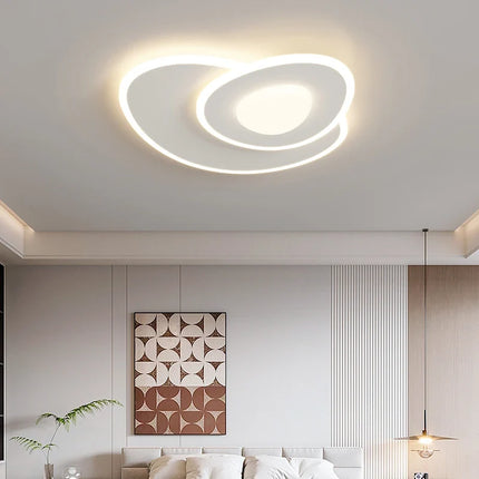 Lustre minimaliste moderne avec plafonniers pavés — LZ4X9T2