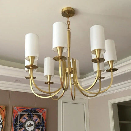 Lustre suspension style rural américain en cuivre nordique — LZ4X9T