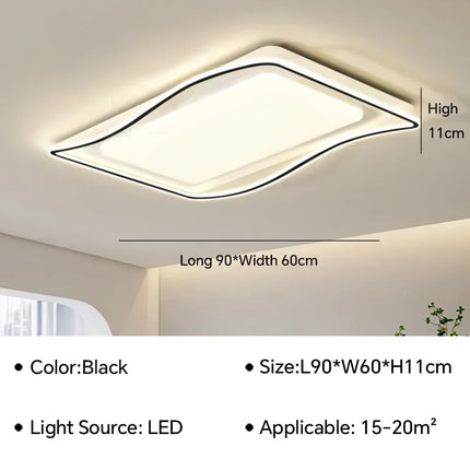 Plafonnier LED moderne pour éclairage intérieur décoratif — LZ4X9T2