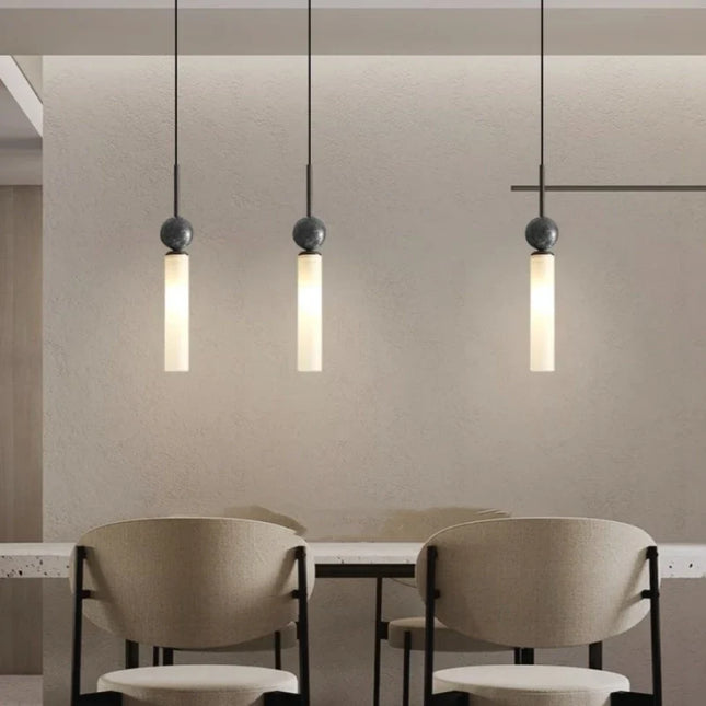 suspension en marbre naturel avec cordon réglable nouvelle collection