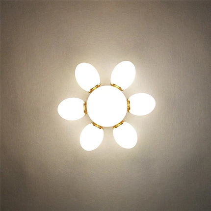 Plafonnier en verre pour éclairage décoratif intérieur moderne — LZ4X9M