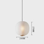 Suspension blanche / Blanc chaud
