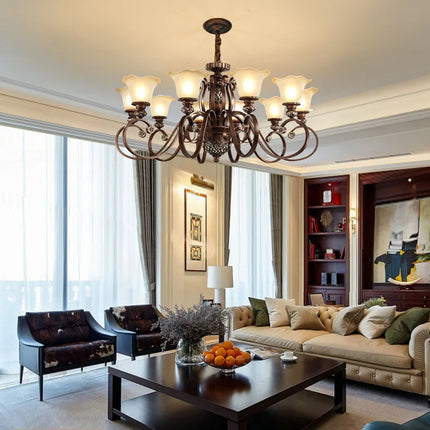 Lustre suspension vintage style nordique pour éclairage intérieur élégant — LZ4P7XQ