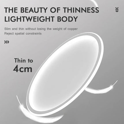 Plafonnier LED ultra mince design nuages pour pièces variées — LZ4X9Q2