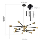 12 lampes / Sans ampoule