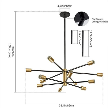 Lustre suspension LED moderne style nordique — LZ4Q9T1N