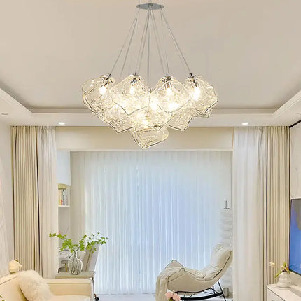 lustre moderne en forme de gâteau de glace pour décoration intérieure