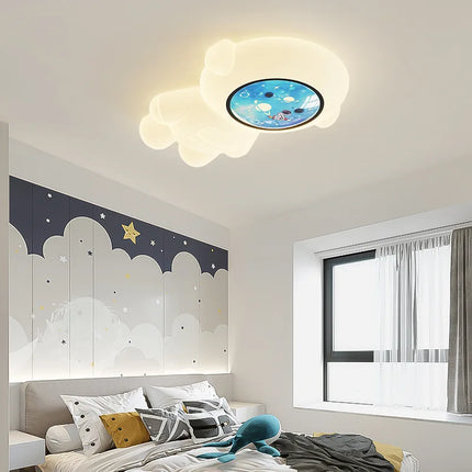 Plafonnier étoilé thème astronautes pour chambre enfant — LZ4X9J