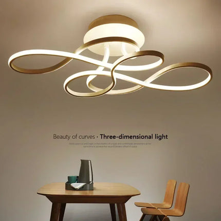 Plafonnier LED moderne pour décoration intérieure lumineuse et élégante — LZ4P9XJ2