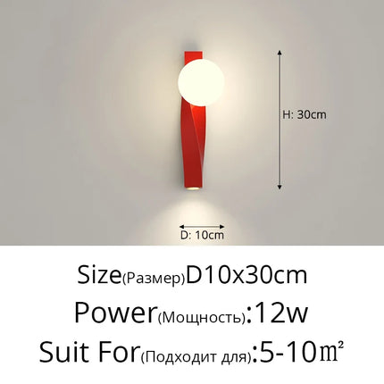 Applique murale en U anti-lumière bleue pour chevet minimaliste — LZ4X9M