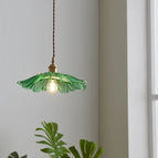 Lampe à suspension verte