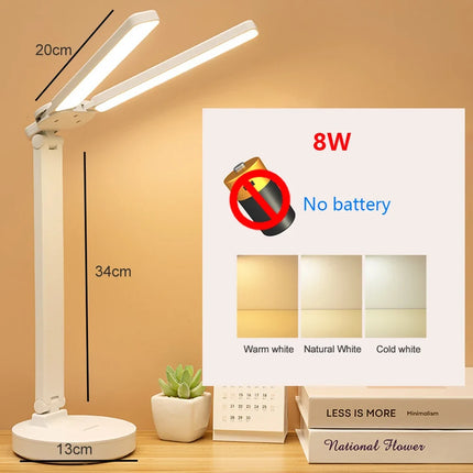 Lampe de bureau LED tactile avec port USB et protection oculaire — LZ4D7X9