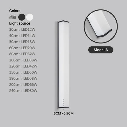 Applique murale LED étanche en acier inoxydable pour extérieur IP65 — LZ4X9B2