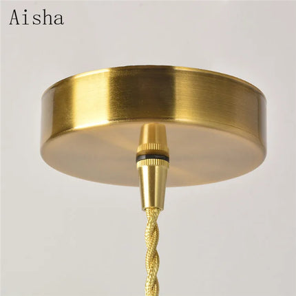Suspension lumineuse en verre au design nordique pour intérieur élégant — LZ4X9T