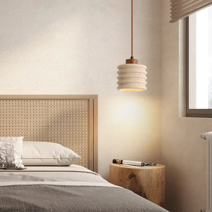 Suspension LED en pierre naturelle au style rétro — LZ4X9P2