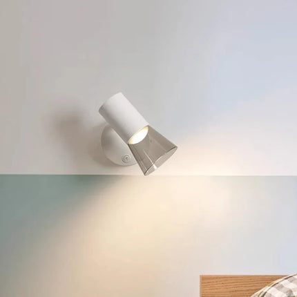 Applique murale LED moderne avec interrupteur et lampe de chevet intégrée — LZ4X9T