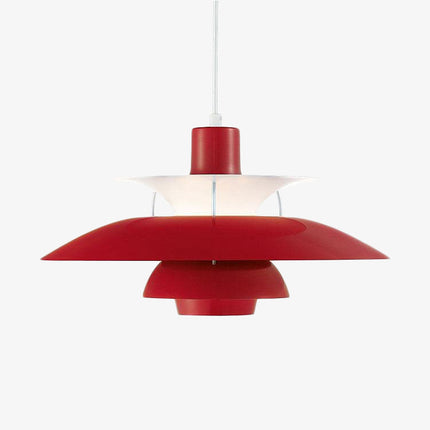 Suspension LED moderne à abat-jours métalliques multiples Coen — LZ4X9P2