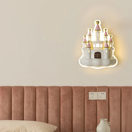Applique murale château dessin animé pour chambre enfant — LZ4X9P2