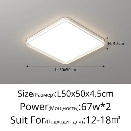 Plafonnier moderne en aluminium avec protection oculaire — LZ4X9J
