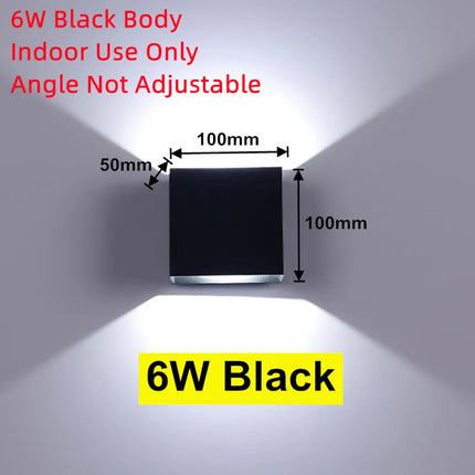 Applique murale LED étanche IP65 pour extérieur et intérieur en aluminium doré — LZ4X9T2