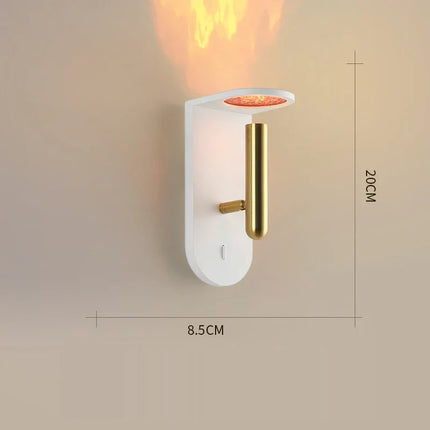 Lustre LED minimaliste effet flamme pour intérieur moderne — LZ4XJ9