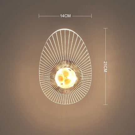 Applique murale LED moderne en acrylique pour salon et chambre — LZ4X9T2