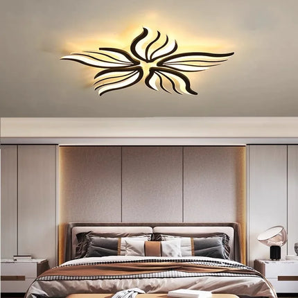 Plafonnier LED moderne dimmable avec télécommande pour salon et chambre — LZ4P9X