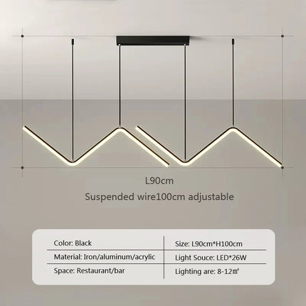 lustre moderne à led avec télécommande pour intérieur élégant