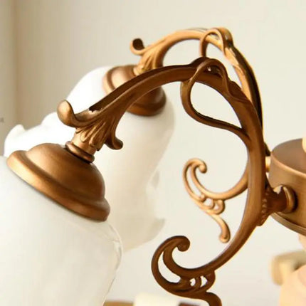Suspension lustre vintage en verre dépoli style nordique — LZ4X9T1