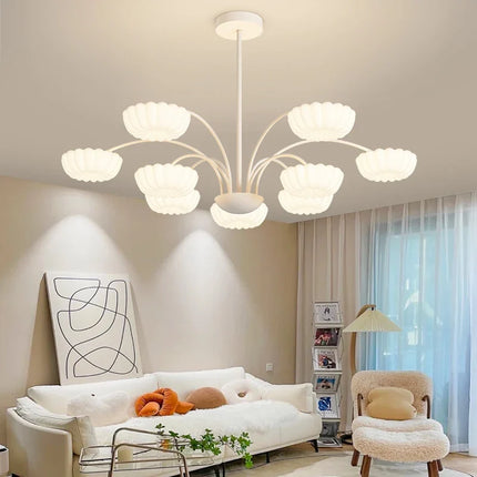 Lustre romantique pour mariage avec lampe en cloche pour salon — LZ4X9QJ
